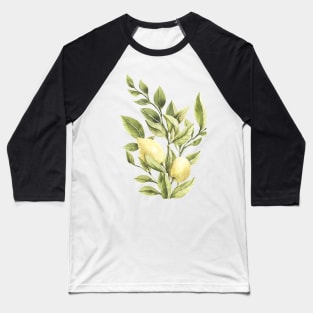 Lemon Print Baseball T-Shirt